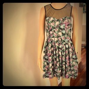 Floral Patterned Mini Sundress